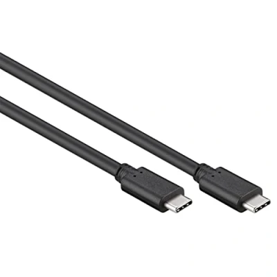 Afbeelding van Good Connections Laad en datakabel USB 3.1 (Gen.1), C™ stekker aan beide zijden, CU, zwart, 2m, (2 m, 3.1), kabel