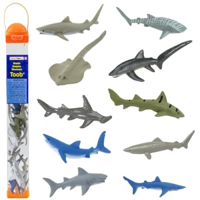 Afbeelding van Safari Speelfiguren Toob Set Haaien