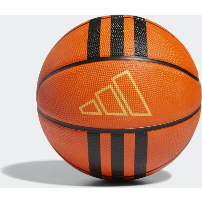 Afbeelding van adidas Performance 3S Rubber X3 Voetbal, Maat: 6, Basketball natural/black/gold met.