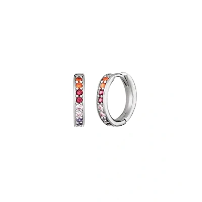 Afbeelding van Engelsrufer Oorbellen sterling zilver 925 ERE WARM ZIM CR 13 zirkonia, zirkonia