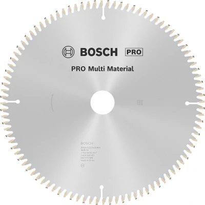 Image de BOSCH 2608640451 lame de scie circulaire Multi Material, 254 x 30 3.2 mm, 96T
