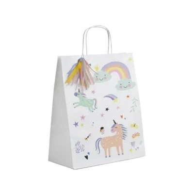 Afbeelding van Traktatie kadotasje Unicorns &amp; Rainbows 6 stuks