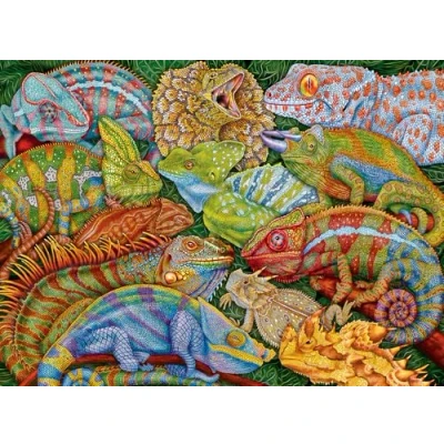 Afbeelding van Ravensburger Kinderpuzzel 12004103 Fascinerende reptielen puzzel voor kinderen vanaf 9 jaar, met (300 onderdelen)