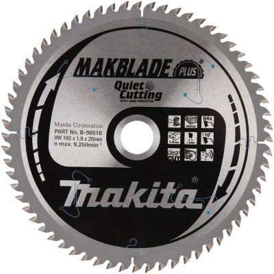 Afbeelding van Makita Hm Zaagb 165X20 64T Hout B 56502