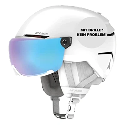Afbeelding van Savor Visor Stereo Skihelm White Heather 100 L Wit Skihelmen