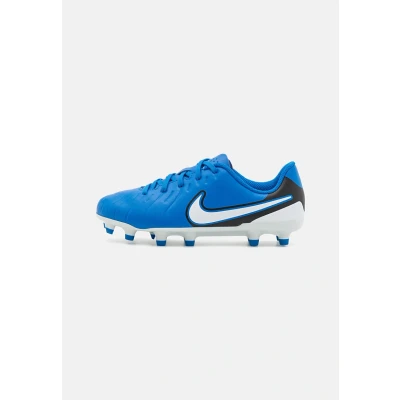 Afbeelding van Nike Performance JR Legend 10 CLUB FG/MG Unisex Voetbalschoenen met Kunststof noppen voor kinderen, Maat: 38.5, Blue/white