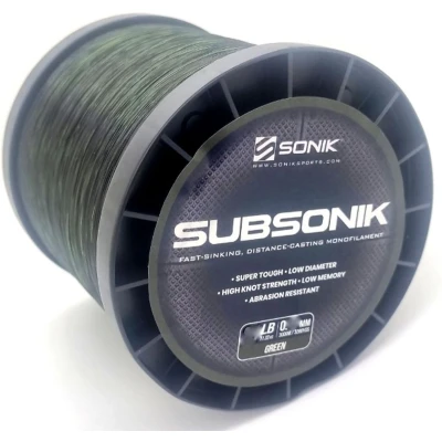 Afbeelding van Sonik Subsonik Green 15lbs 3000m 0.31mm Nylon vislijn