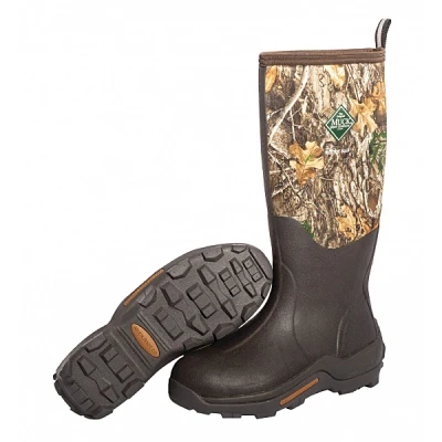 Image de Muck Boot Woody Max Orange Lining Camo taille 44 Bottes pêche