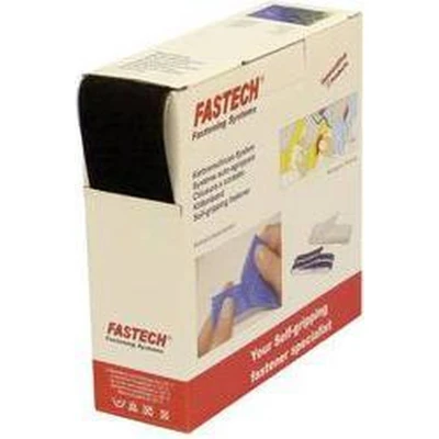Afbeelding van FASTECH® B50 SKL02999910 Klittenband Om vast te plakken Hotmelt Lusdeel (l x b) 10000 mm 50 Zwart 10 m
