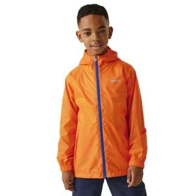 Afbeelding van Regatta Technische en compacte Junior Pack it jassen, waterdicht, uniseks, kinderen, persimmon
