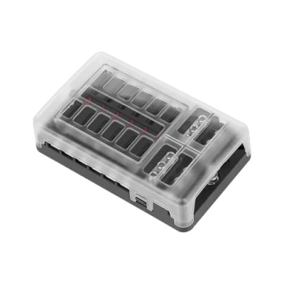 Afbeelding van Lechpol FB 12 zekeringkast met negatieve rail en LED