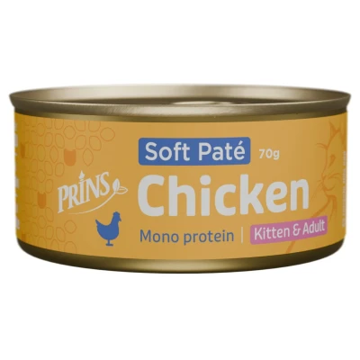 Afbeelding van PRINS SOFT PATE KITTEN / ADULT CHICKEN