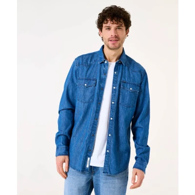 Afbeelding van Garcia Z1095 Heren Overhemden