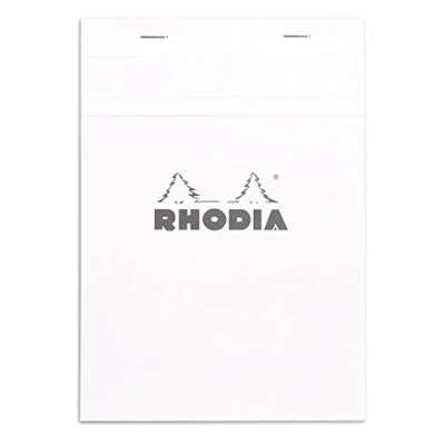 Afbeelding van Blok nr. 16 White Rhodia 14,8 x 21 80 F 5 16201C