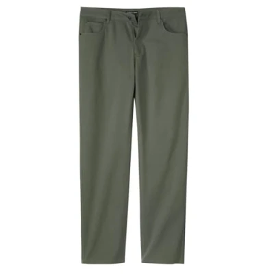 Afbeelding van ATLAS FOR MEN Chino en sergé extensible pour homme Coupe droite Tailles S à L Taille 28 50, kaki, 60