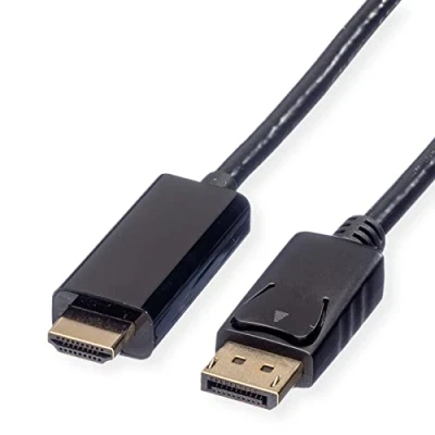 Afbeelding van DisplayPort naar HDMI kabel Roline 5 meter (4K@60Hz)