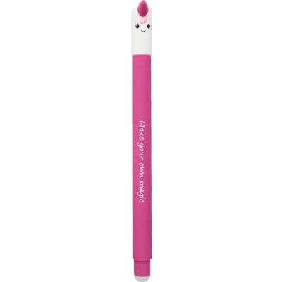 Afbeelding van Eberhard Faber gelpen Animal Erase It Eenhoorn schrijfkleur blauw uitwisbare pen EF 582111