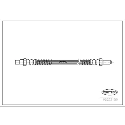 Afbeelding van CORTECO 19032159 Remslang Vooras 381