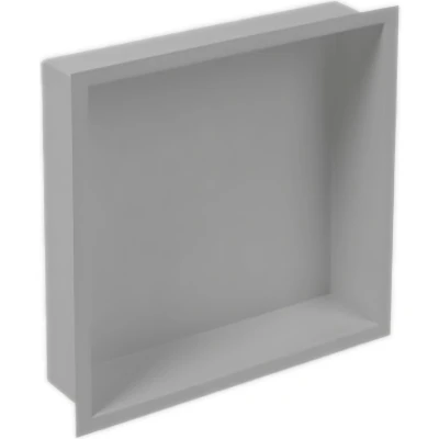 Afbeelding van Plieger Inbox inbouwnis met flens 30x30x7.5cm waterproof RVS