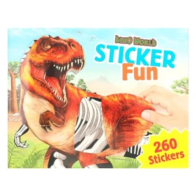 Afbeelding van Dino World Jongens Stickerboek
