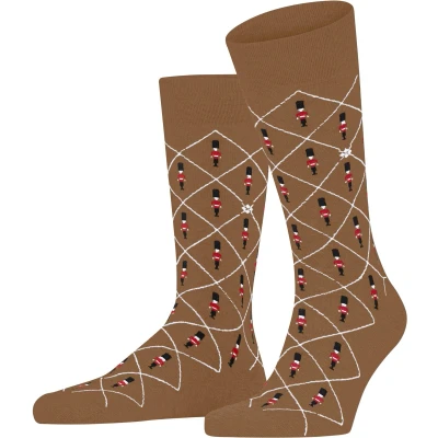 Afbeelding van Burlington Guard Sokken, Heren, Maat: 40 46, Brown sugar