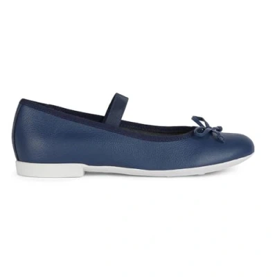 Afbeelding van Geox JR PLIE Ballerina&#039;s voor kinderen, Maat: 32, Navy Leer