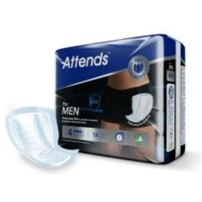 Afbeelding van Attends For Men Level 4 Incontinentie Inlegkruisjes