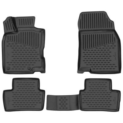 Afbeelding van WALSER XTR 75228 Vloermatset Rubber voor en achter Zwart Op maat gemaakt