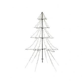 Afbeelding van Buiten Kerstboom met 1200 LED lampjes 200CM
