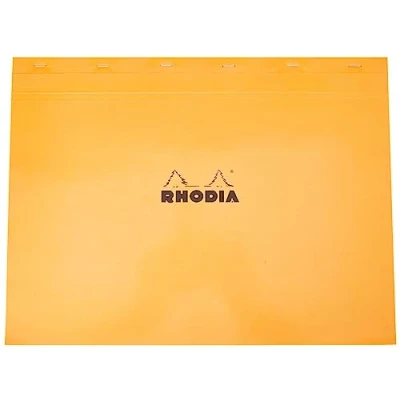 Image de RHODIA BLOC N38 Q5 ORANGE 80F