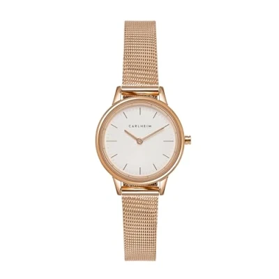 Afbeelding van Carlheim Petit Karin Horloge, Dames, Maat: One Size, rose gold white