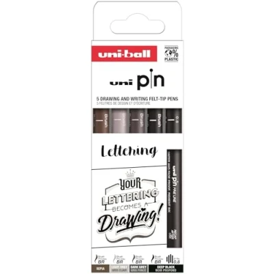 Afbeelding van Uni ball Fineliner pin musthave handlettering ass