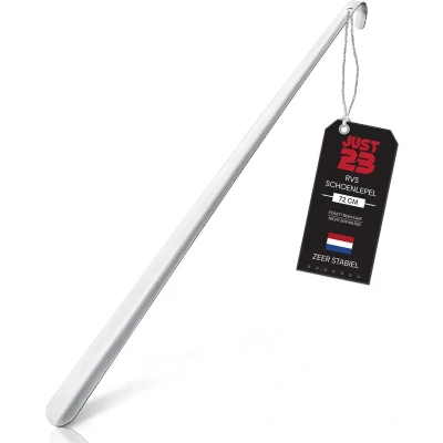 Afbeelding van JUST23 Staande Schoenlepel Lang RVS 72 cm Roestvrij staal Stevig Comfort en Gemak op Hoogte