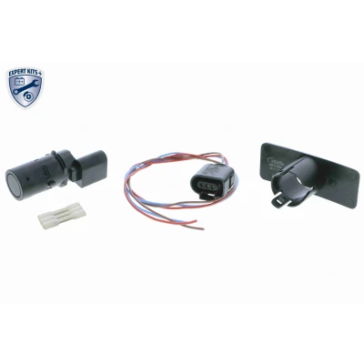 Afbeelding van VEMO V10 72 10809 Parkeersensoren voor en achter Zwart Ultrasone sensor AUDI: A6 C6 Avant, Saloon, Allroad, VOLKSWAGEN: Transporter 5
