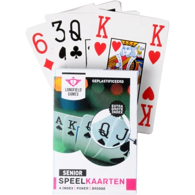 Afbeelding van Basic Speelkaarten Senior Extra Groot