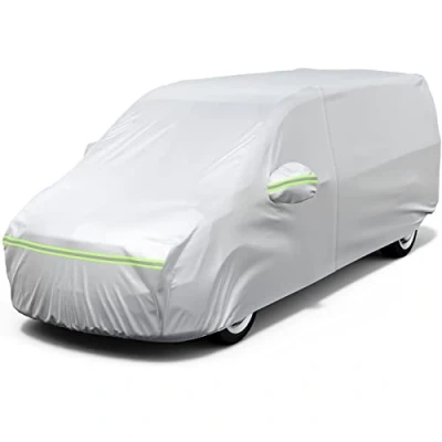 Afbeelding van Favoto Autohoes, voor buiten, Oxford beschermhoes, waterdicht, opening aan de zijkant, voering van katoen, bescherming tegen uv straling, sneeuw en stof, MPV, 525 x 185 160 cm.