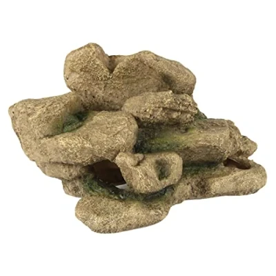 Afbeelding van Terra Della Natuurlijke Decoratie Reptielen Stenen Stapel 1 29,8x17x16,8cm Meerkleurig 1st