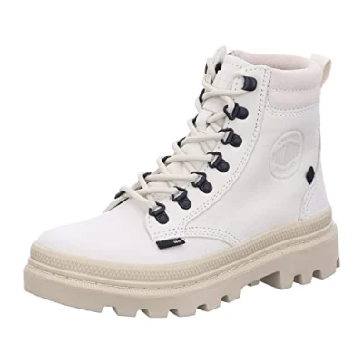 Afbeelding van Palladium Pallatrooper Veterschoenen Hoog gebroken wit Maat 36