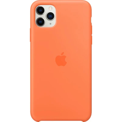 Afbeelding van Apple origineel Silicone Case iPhone 11 Pro Max vitamin c orange MY112ZM/A