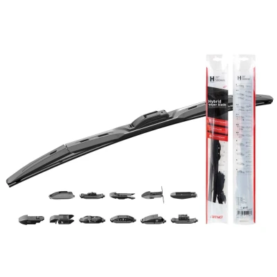 Afbeelding van AMiO Universele Hybride Ruitenwisserblad 20&quot; (500mm) Multiconnect 11 Adapters