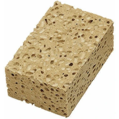 Afbeelding van Azella 75 spons voor zwaar werk per pak à 5 stuks, 146x96x60 mm bruin