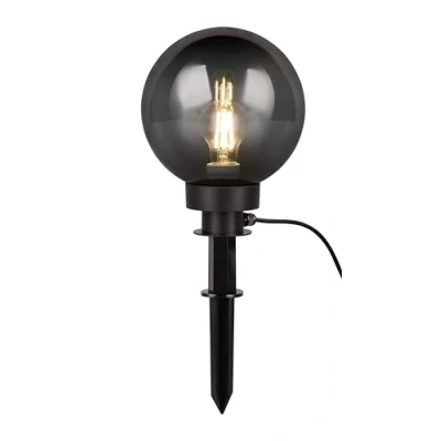 Afbeelding van REALITY BOLO Grondspie Rookkleur excl. 1x E27 4W Buitenverlichting IP44