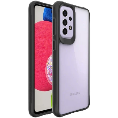 Afbeelding van iMoshion Hoesje Geschikt voor Samsung Galaxy A33 Shockproof Rugged Hybrid Carbon Case Zwart