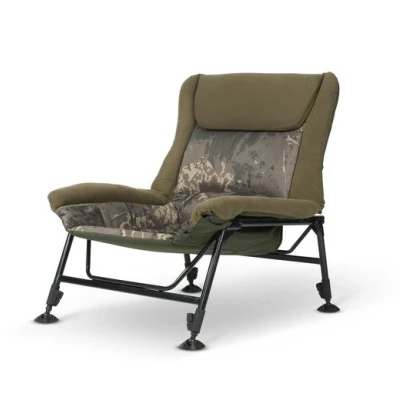 Afbeelding van Nash Indulgence Emperor Chair Camo Karperstoel
