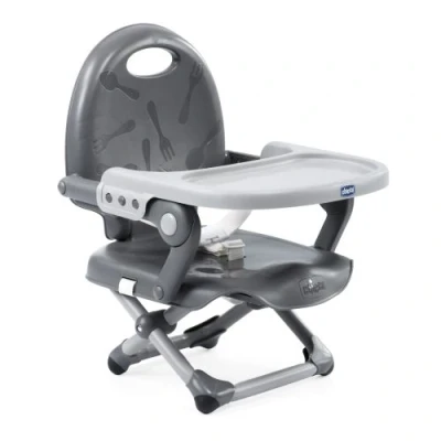 Image de Rehausseur Chicco Pocket Snack Gris