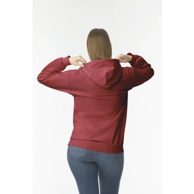 Afbeelding van Gildan Sweater met capuchon Midweight Softstyle GISF500 Maroon