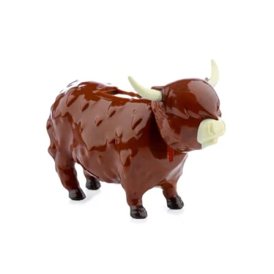 Afbeelding van Highland Coo Koe op zonne energie, voor thuis, kantoor, auto