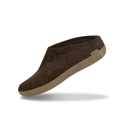 Afbeelding van Glerups Pantoffels, Dames, Maat: 42, Brown Wol