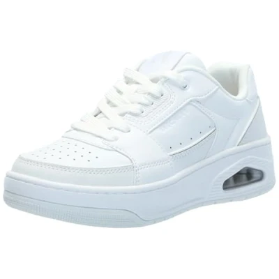 Afbeelding van Skechers UNO Court Sneakers laag, Dames, Maat: 36, White Leer