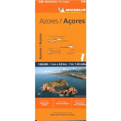 Afbeelding van Azores Michelin Regional Map 595